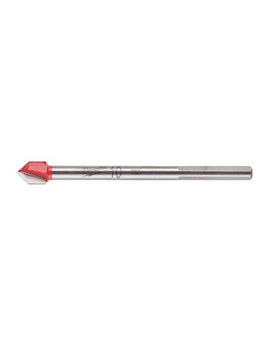 Burghiu pentru sticla si ceramica Milwaukee 10 x 95 mm cod 4932471960 - 1 buc