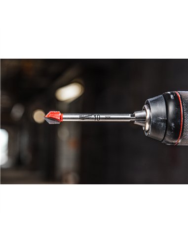 Burghiu pentru sticla si ceramica Milwaukee 3 x 50 mm cod 4932471955 1 buc