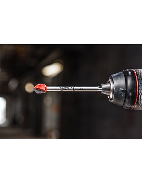 Burghiu pentru sticla si ceramica Milwaukee 3 x 50 mm cod 4932471955 1 buc