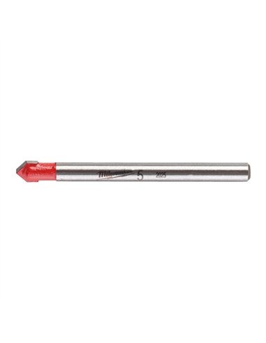 Burghiu pentru sticla si ceramica Milwaukee 5 x 50 mm cod 4932471957 - 1 buc