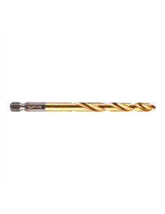 Burghiu Milwaukee Shockwave HSS-G TiN Red Hex 6.8 mm pentru metal - 1 buc cod 4889471
