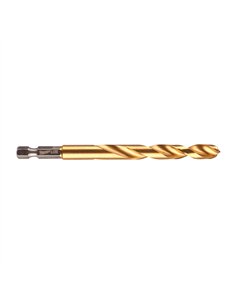 Burghiu Milwaukee Shockwave HSS-G TiN Red Hex pentru metal 8.5 mm - cod 4889472