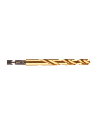 Burghiu Milwaukee Shockwave HSS-G TiN Red Hex pentru metal 8.5 mm - cod 4889472