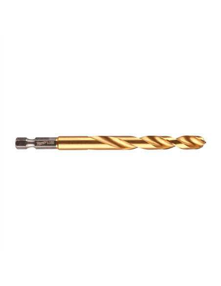 Burghiu Milwaukee Shockwave HSS-G TiN Red Hex pentru metal 8.5 mm - cod 4889472