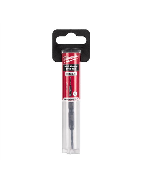 Burghiu Milwaukee HSS G Combi 1/4 inch M3x52mm - cod 4932498261 - 1 buc