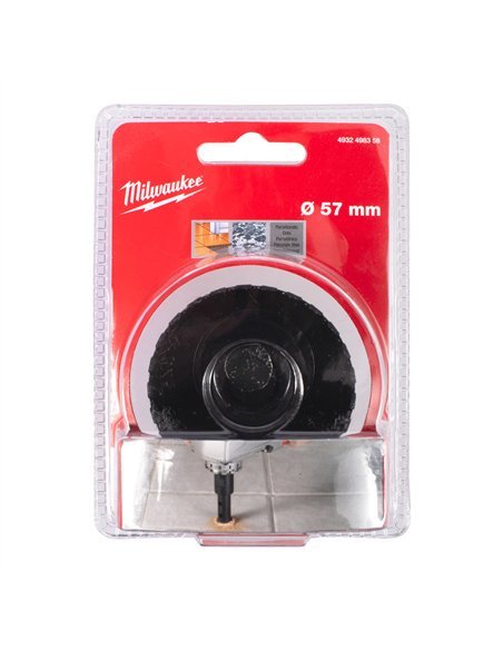 Burghiu diamantat M14 diam 57mm pentru gaurire uscata Milwaukee - cod 4932498358