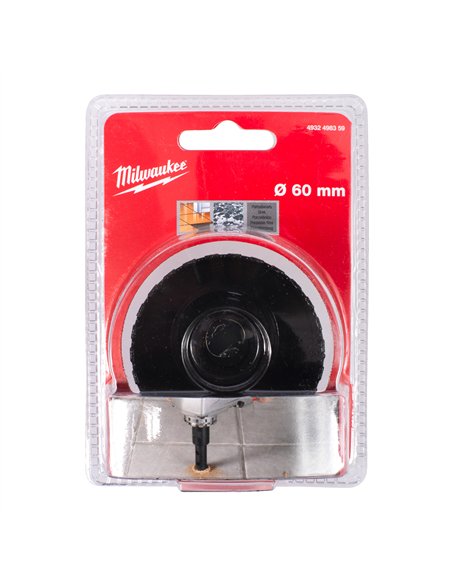 Burghiu diamantat M14 diam 60 mm pentru gaurire uscata Milwaukee - 4932498359