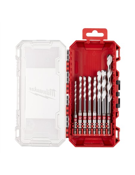 Set 8 burghie multi material - Milwaukee - 1/4" Hex - cod 4932493871