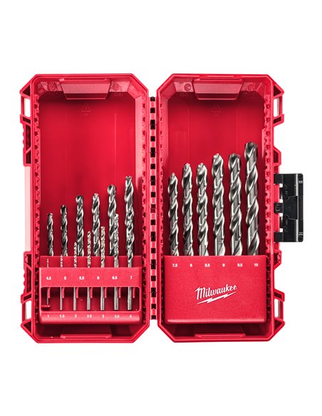 Set burghie metal Milwaukee HSS-G Thunderweb 19 buc cod 4932493869