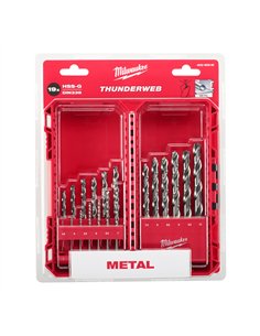 Set burghie metal Milwaukee HSS-G Thunderweb 19 buc cod 4932493869 2