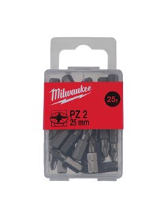 Biti pentru surubelnita PZ - Milwaukee - PZ 1 x 25 mm - 25 buc - cod 4932399589 2