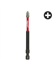 Biti PH pentru surubelnite SHOCKWAVE IMPACT DUTY - Milwaukee - Shockwave PH2 x 90 mm - 1 buc - cod 4932430856