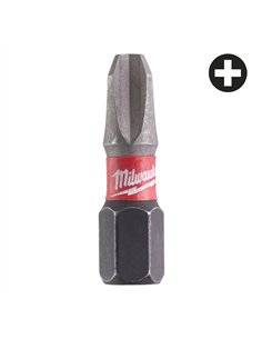 Biti PH pentru surubelnite SHOCKWAVE IMPACT DUTY - Milwaukee - Shockwave PH3 x 25 mm - 2 buc - cod 4932430857