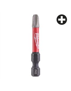 Biti PH pentru surubelnite SHOCKWAVE IMPACT DUTY - Milwaukee - Shockwave PH3 x 50 mm - 1 buc - cod 4932430858