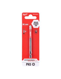 Biti PH pentru surubelnite SHOCKWAVE IMPACT DUTY - Milwaukee - Shockwave PH3 x 90 mm - 1 buc - cod 4932430859 2