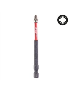 Biti PZ pentru surubelnite SHOCKWAVE IMPACT DUTY - Milwaukee - Shockwave PZ2 x 90 mm - 1 buc - cod 4932430867