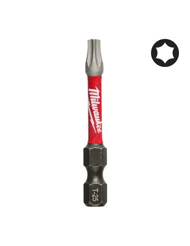 Biti TX pentru surubelnite SHOCKWAVE IMPACT DUTY - Milwaukee - Shockwave TX25 x 50 mm - 1 buc - cod 4932430881
