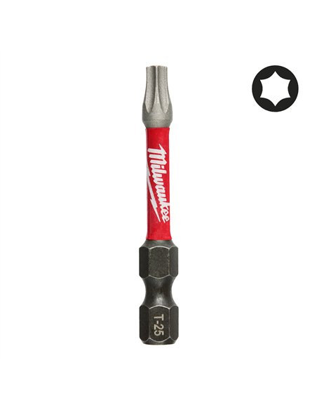 Biti TX pentru surubelnite SHOCKWAVE IMPACT DUTY - Milwaukee - Shockwave TX25 x 50 mm - 1 buc - cod 4932430881