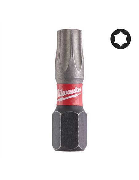 Biti TX pentru surubelnite SHOCKWAVE IMPACT DUTY - Milwaukee - Shockwave TX30 x 25 mm - 2 buc - cod 4932430885