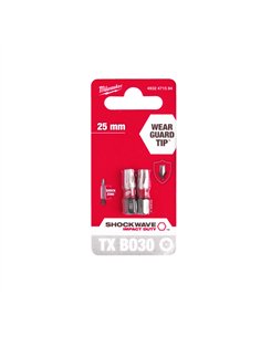 Biti TX BO pentru surubelnite SHOCKWAVE Impact Duty - Milwaukee - Shockwave TX BO30 x 25 mm - 2 buc - cod 4932471584 2