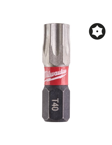 Biti TX BO pentru surubelnite SHOCKWAVE Impact Duty - Milwaukee - Shockwave TX BO40 x 25 mm - 2 buc - cod 4932471585