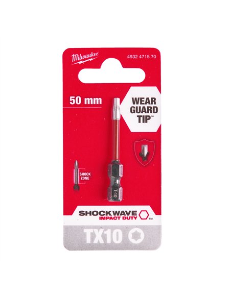 Biti TX pentru surubelnite SHOCKWAVE IMPACT DUTY - Milwaukee - cod 4932471570