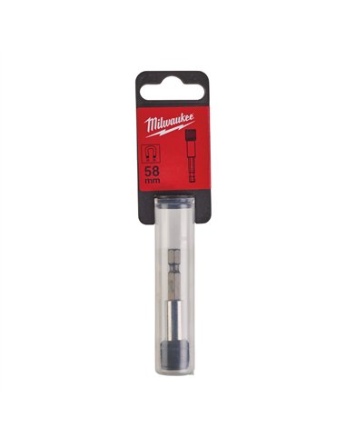 Prelungitoare magnetice pentru biti - Milwaukee - Magnetic Bit Holder with Quick Release 58 mm - 1 buc - cod 4932373483