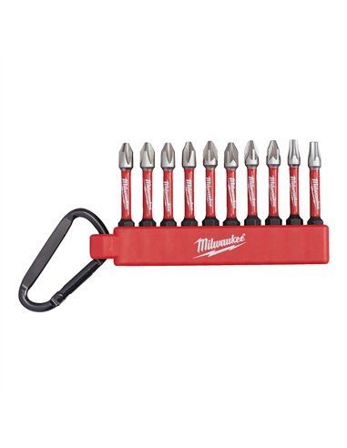Seturi SHOCKWAVE IMPACT DUTY - Milwaukee - ShW CD Carabiner Set 2 - 10 buc - cod 4932492939