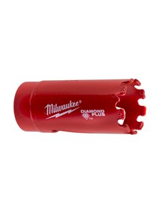 Carote DIAMOND PLUS pentru gaurire umeda / uscata - Milwaukee - 22 mm 1/2 inch x 20 - cod 49565605