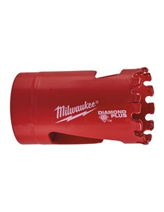 Carote DIAMOND PLUS pentru gaurire umeda / uscata - Milwaukee - 29 mm 1/2 inch x 20 - cod 49565615
