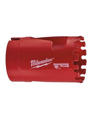 Carote DIAMOND PLUS pentru gaurire umeda / uscata - Milwaukee - 32 mm 5/ 8 inch x 18 - cod 49565620