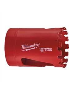 Carote DIAMOND PLUS pentru gaurire umeda / uscata - Milwaukee - 35 mm 5/ 8 inch x 18 - cod 49565625
