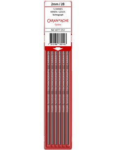 Mine creion 2 mm-2B - etui 12 buc  - Consumabile - CarandAche