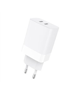 Incarcator Retea Cellara 35W Dual Usb C PD 35W + Usb C PD 35W - Alb