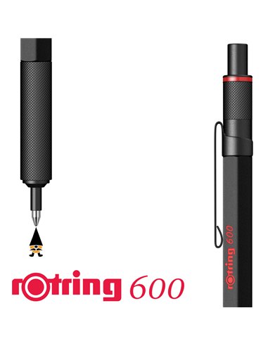 Pix Rotring 600 Ballpoint Negru