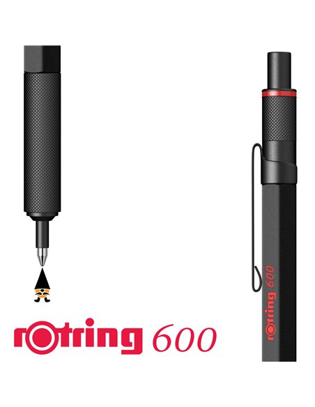 Pix Rotring 600 Ballpoint Negru