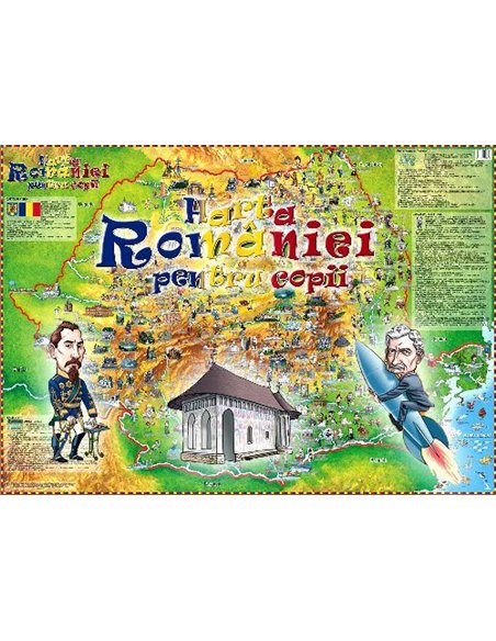 Harta României pentru copii - Fara autor mentionat | Editura Arthur
