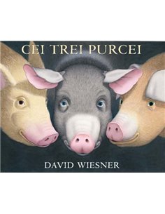 Cei trei purcei [cartonata] - David Wiesner | Vlad si cartea cu Genius