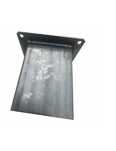 Suport metalic pentru stalpi din lemn dim 80x80mm talpa 125x125mm inaltime 100 mm