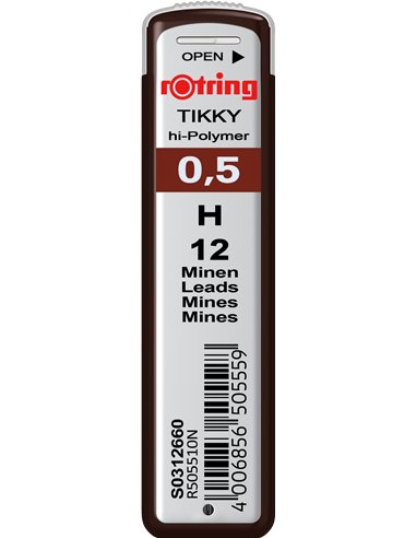 Rotring,  Consumabile Mine grafit 0.5 H