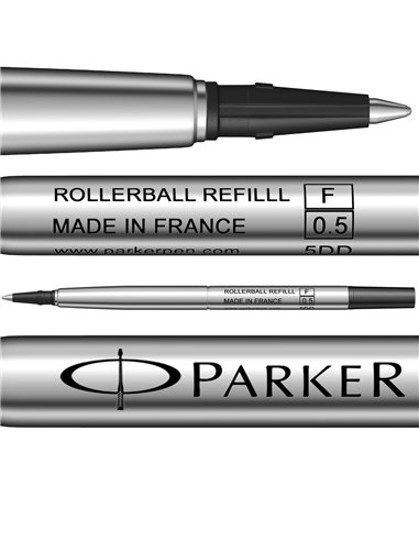 Mina roller Parker black fin