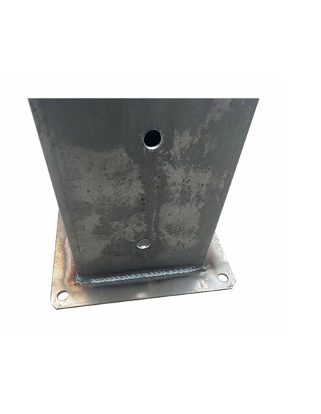 Suport metalic pentru stalpi din lemn dim 80x80mm talpa 125x125mm inaltime 140 mm