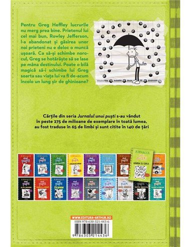Jurnalul unui pusti  8. Ghinion cu carul  - Kinney Jeff | Arthur [cartonata]