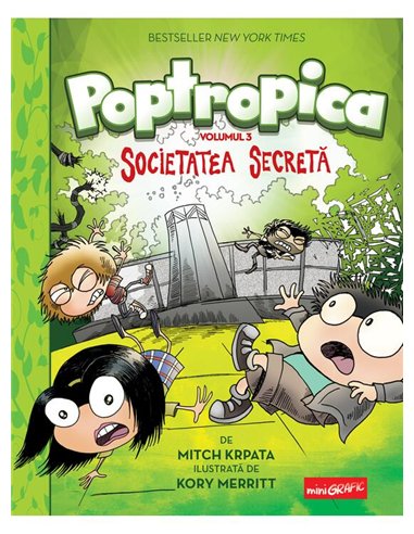 Poptropica 3. Societatea secreta - Krpata Mitch | Editura Grafic