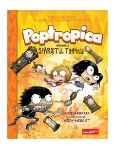 Poptropica 4. Sfarsitul timpului - Krpata Mitch | Editura Grafic