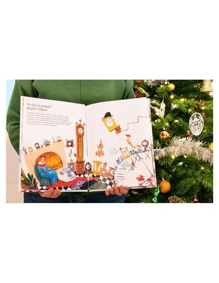 Craciunul domnisoarei poimaine [cartonat] - Adina Rosetti | Vlad si cartea cu Genius