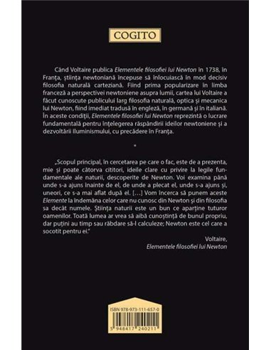 Elementele filosofiei lui Newton - Voltaire | Editura Herald