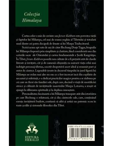 Milarepa - Marele yoghin tibetan - Dorje Tagpa Rechung | Editura Herald