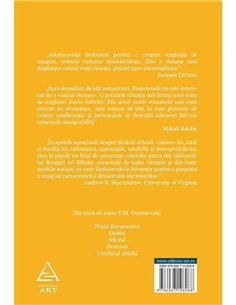 Adolescentul - Dostoievski Feodor Mihailovici | Editura Art 2