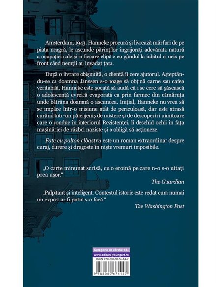 Fata cu palton albastru - Monica Hesse | Young Art [necartonata]